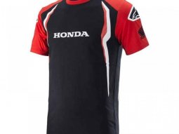 Tee-shirt Alpinestars / Honda rouge / noir