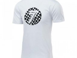 Tee-shirt enfant Seven Dot white / checkmate
