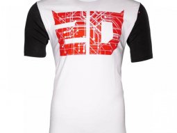 Tee-shirt Fabio Quartararo Cyber 20 blanc / noir / rouge