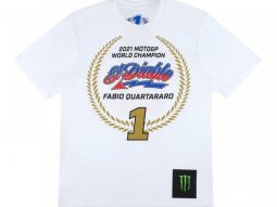 Tee-shirt Fabio Quatararo 20 Champion blanc