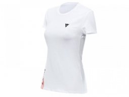 Tee-shirt femme Dainese Logo Lady blanc / noir