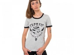 Tee-shirt femme Eudoxie Flor gris