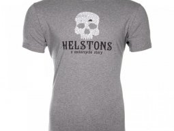 Tee-shirt Helstons Skull gris