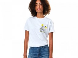 Tee-shirt mixte Eudoxie Laurie blanc
