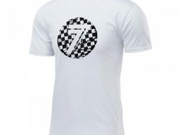 Tee-shirt Seven Dot white / checkmate