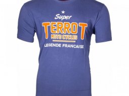 Tee-shirt Terrot Super bleu marine