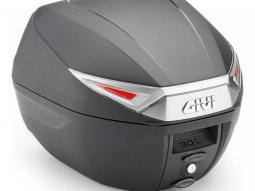 Top case Givi C30 Tech Monolock 30 Litres noir / argent catadioptres fum