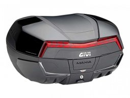 Top case Givi Maxia 5 V58NN 58 Litres noir catadioptre rouge