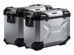 Valises latÃ©rales SW-MOTECH TRAX ADV aluminium 37L / 45L Honda...