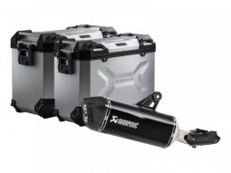 Valises latÃ©rales SW-MOTECH TRAX ADV aluminium 45 / 37L +...