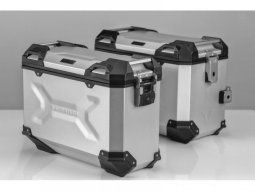 Valises latÃ©rales SW-MOTECH TRAX ADV gris 45 / 37L Triumph...