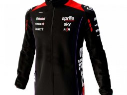 Veste Ixon Aprilia Racing 2024 noir / rouge fluo